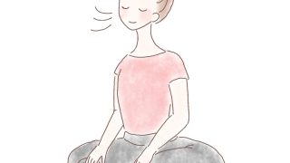 瞑想をする人